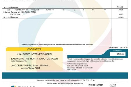 Taylor Electric Online Bill Pay